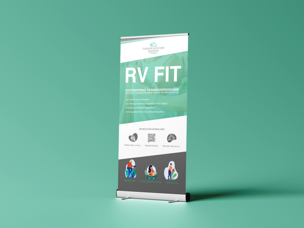 Ein RV Fit Plakat