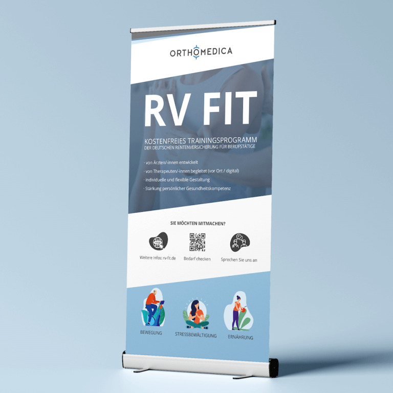 Ein RV Fit Plakat